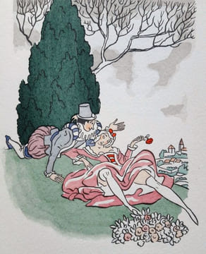 Florilège de la poésie amoureuse du XIIe au XVIIIe siècle. Illustrations de Sylvain Sauvage. Tome I :Moyen Age et Renaissance. Tome II. Age ...
