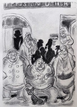 Père Barbançon. Illustrations de Gus Bofa.. MAC ORLAN (Pierre).