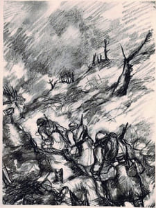 Secteur perdu. (1914-1918). Avec un dessin de Luc-Albert Moreau.