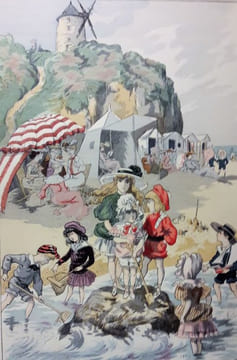 Le Château de la Grippe. Illustré de quarante compositions en noir et en couleurs par Mademoiselle Emilie Robida. . ROBIDA (A.).