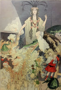 Le Château de la Grippe. Illustré de quarante compositions en noir et en couleurs par Mademoiselle Emilie Robida.