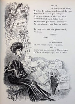 La Rupture. Conte en vers par Albert Christophle. Illustré de grandes compositions formant encadrement de chaque page par A. Robida. . ROBIDA (A.).