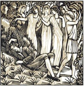 Six Sonnets du XVIe siècle . Ornés de bois de Raphaël Drouart.