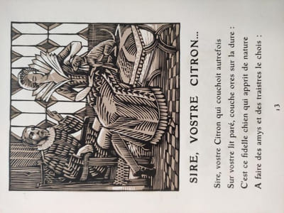 Six Sonnets du XVIe siècle . Ornés de bois de Raphaël Drouart.