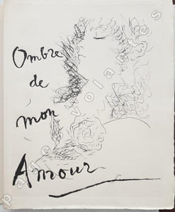 Ombre de mon Amour. Avec une préface inédite d'André Salmon et 12 pointes sèches originales de Marcel Vertès.