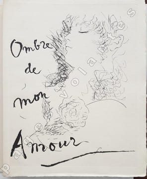 Ombre de mon Amour. Avec une préface inédite d'André Salmon et 12 pointes sèches originales de Marcel Vertès.. APOLLINAIRE (Guillaume). 
