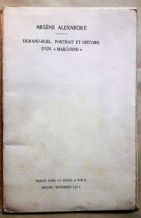 Durand-Ruel. Portrait et histoire d'un "Marchand".