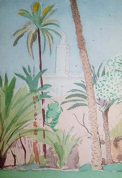 Moussa le petit noir. Illustré de vingt trois dessins et aquarelles de A. Marquet.. MARTY (Marcelle).