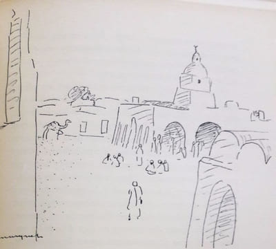 Moussa le petit noir. Illustré de vingt trois dessins et aquarelles de A. Marquet.. MARTY (Marcelle).