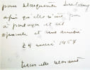 A Mi-Voix. Po&egrave;mes. Illustration d'Albert Marquet.. MARQUET (Marcelle). 