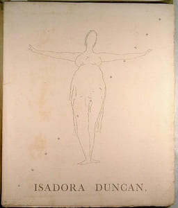 Dessins sur les danses d'Isadora Duncan par André Dunoyer de Segonzac précédés de la danseuse de Diane, glose de Fernand Divoire.