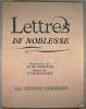 Lettres de Noblesse. Préface par le Dr E. de Pomiane. Texte de Curnonsky. Croquis et lithographies d'Edy Legrand.. CURNONSKY.
