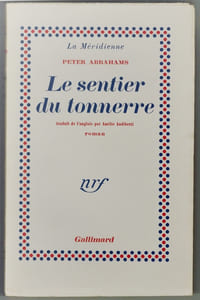 Le sentier du tonnerre. Traduit de l'anglais par Amélie Audiberti. Roman.