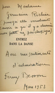 Entrez dans la danse. Roman. 
