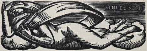 La Rose des Vents. Poème orné de bois gravés par Paul Véra.. LECLERE (Paul).