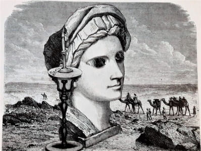 Les Cris de la Fée. Seize collages de Max Bucaille.