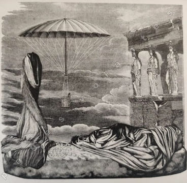 Les Cris de la Fée. Seize collages de Max Bucaille.. BUCAILLE (Max).