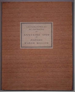 Adam Billaut le menuisier poète. Choix de ses poésies avec une préface de A. Brulé.
