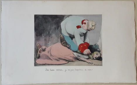 J'ai beau serrer je ne puis l'empêcher de crier. . THERON (J.) ?