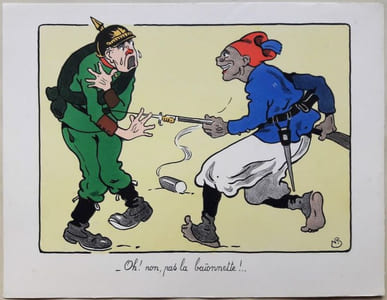 Oh ! pas la baionnette ! ...