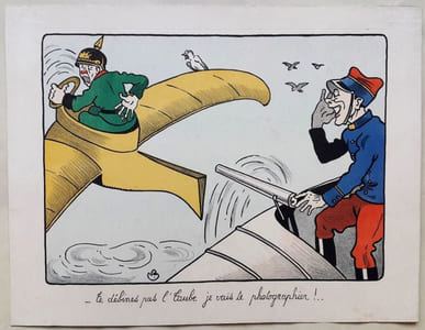 Te débines pas l ' Taube je vais te photographier ! ...