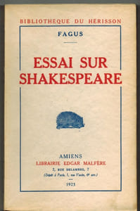 Essai sur Shakespeare.