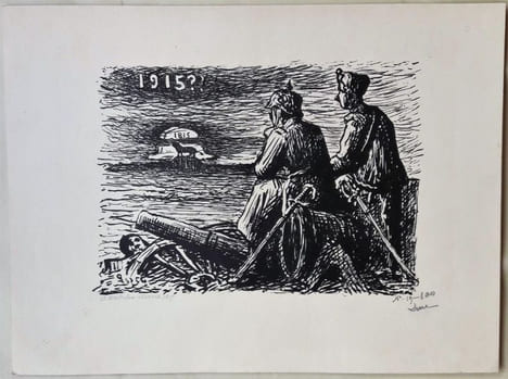 A Waterloo Rêverie 1915 ? 1815. . LUCE (Maximilien).