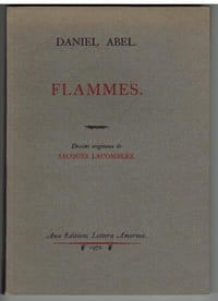 Flammes . Dessins originaux de Jacques Lacomblez.