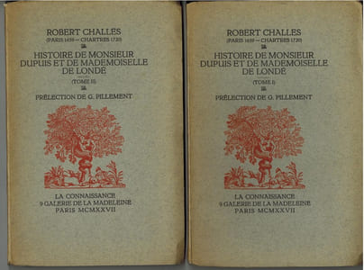 Histoire de Monsieur Dupuis et Mademoiselle de Londé. Prélection de G. Pillement. 