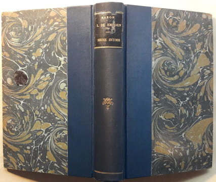 Heine intime. Lettres inédites avec notes biographiques et commentaires. Edition française par M. S. Gourovitch. Préface par Arsène Houssaye. EMBDEN ( ...