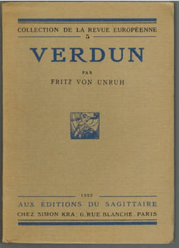 Verdun (Offergang). Avec une préface inédite . Traduction de Benoist-Méchin.. VON UNRUH (Fritz).