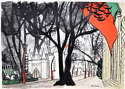 Quelques images de la grande exposition coloniale. Vingt-quatre aquarelles de Mary-Morin. Précédées d'une lettre du Maréchal Lyautey. Préface de Pierre Mille. par [EXPOSITION  COLONIALE]. - Image 3