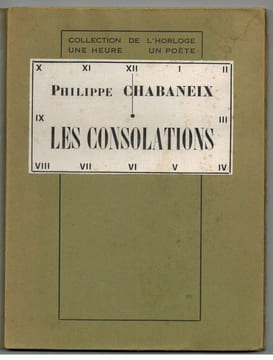 Les Consolations. A Paul d'Amarix.. CHABANEIX (Philippe).