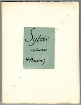 Sylvie. 10 burins. . BURNOT (Philippe).