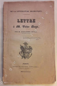 De la littérature dramatique. Lettre à M. Victor Hugo.