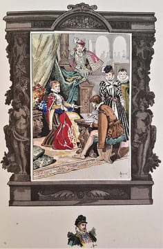 La Princesse de Clèves. Illustrations en couleurs de Serge de Solomko.. LAFAYETTE ( Madame de). 