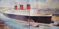  R.M.S. "Queen Mary". A Noble  Tribute to the imagination of man. . PAQUEBOT.