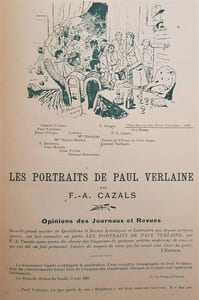Paul Verlaine. Ses portraits. Préface de J.-K. Huysmans. Lettres de Félicien Rops, Ernest Delahaye, H.-A. Cornuty. Autographes de Paul Verlaine.