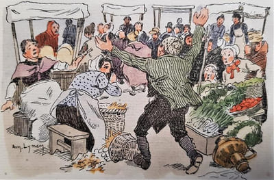 Le Coup de Pistolet de Poumpernikel. Illustrations d'Amédée Lynen.