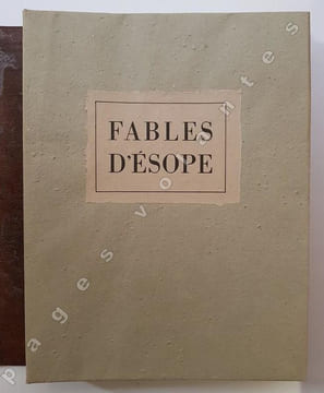 Les Fables d' Esope Phrygien enrichies de quatrains à la fin de chaque discours et de vingt  gravures d'André Collot.. ESOPE.