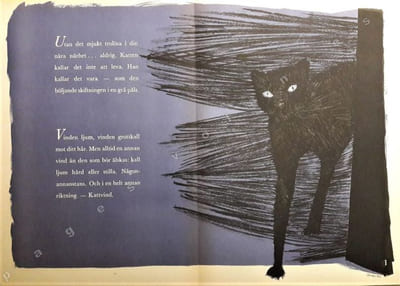 Cattus. Av Lars Forsell med 9 litografier av Brigitta Liljebladh, Torsten Renqvist, Svenolov, Ehren.