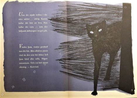 Cattus. Av Lars Forsell med 9 litografier av Brigitta Liljebladh, Torsten Renqvist, Svenolov, Ehren.. FORSELL ( Lars).