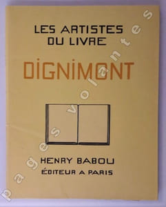 Etude par Warnod. Lettre préface de Colette. Portrait par Charles Martin.