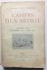 Cahiers d'un artiste. Deuxième série. Novembre 1914-Juin 1915. . BLANCHE (Jacques-Emile). 