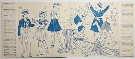 Catalogue Bleuette. Printemps-Eté 1940. . BLEUETTE.