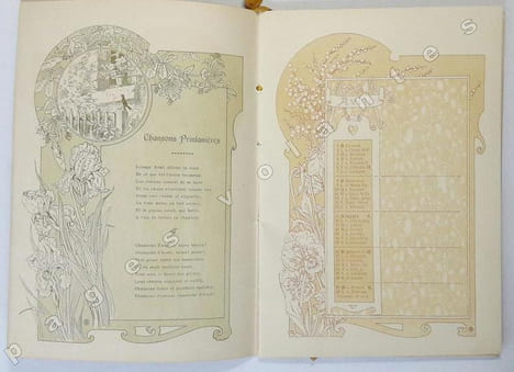 L'année fleurie. Poésies de Charles Fuster. Dessins de L. Trianon.. FUSTER (Charles).