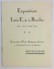 Exposition Luis E. de la Rocha du 2 au 16 mai 1926.. BATTLE (Carlos de). 