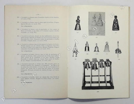 Catalogue des cloches françaises, étrangères et d'Extrême-Orient, carillons, clochettes etc...hochets...composant la collection de Madame E...( ...