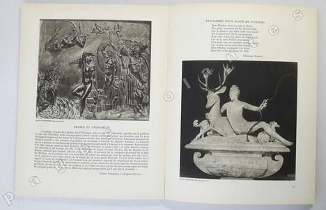 L' Homme et les Dieux. Double florilège d'art et de poésie. . VAUDOYER (Jean-Louis).