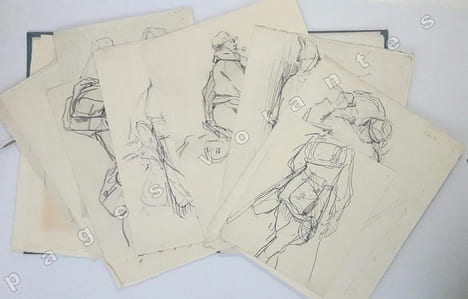 Croquis de campagne 1914-1915. Deuxième série. . NAUDIN (Bernard). 